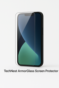 TechNest SuperArmorGlass Screen Protector Universal for major iPhone, Samsung, Pixel sizes